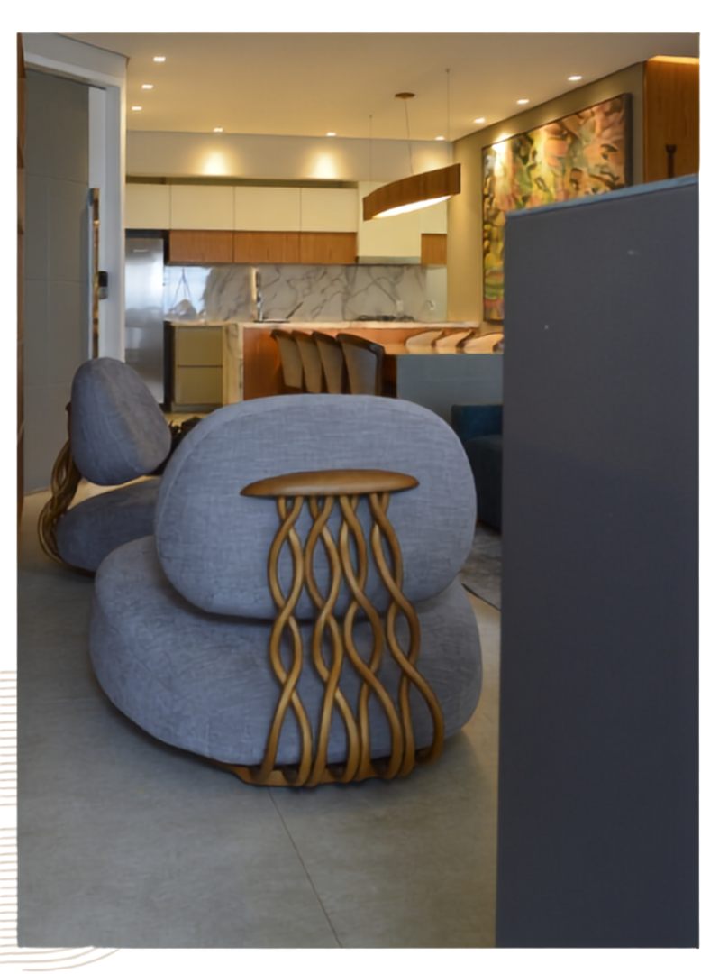 Projeto residencial: sala de estar